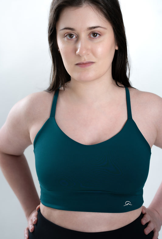 Dark Green Sports Bralette