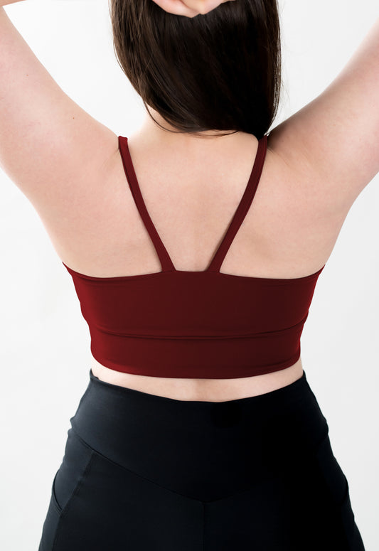 Red Sports Bralette