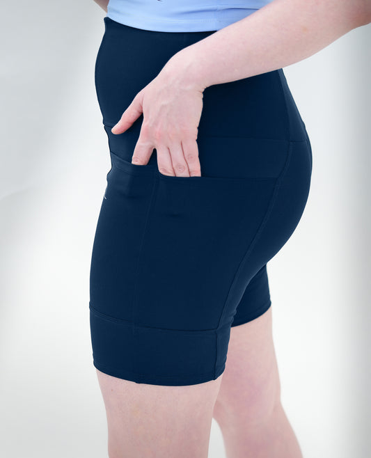 Dark Blue 4 Pockets Shorts