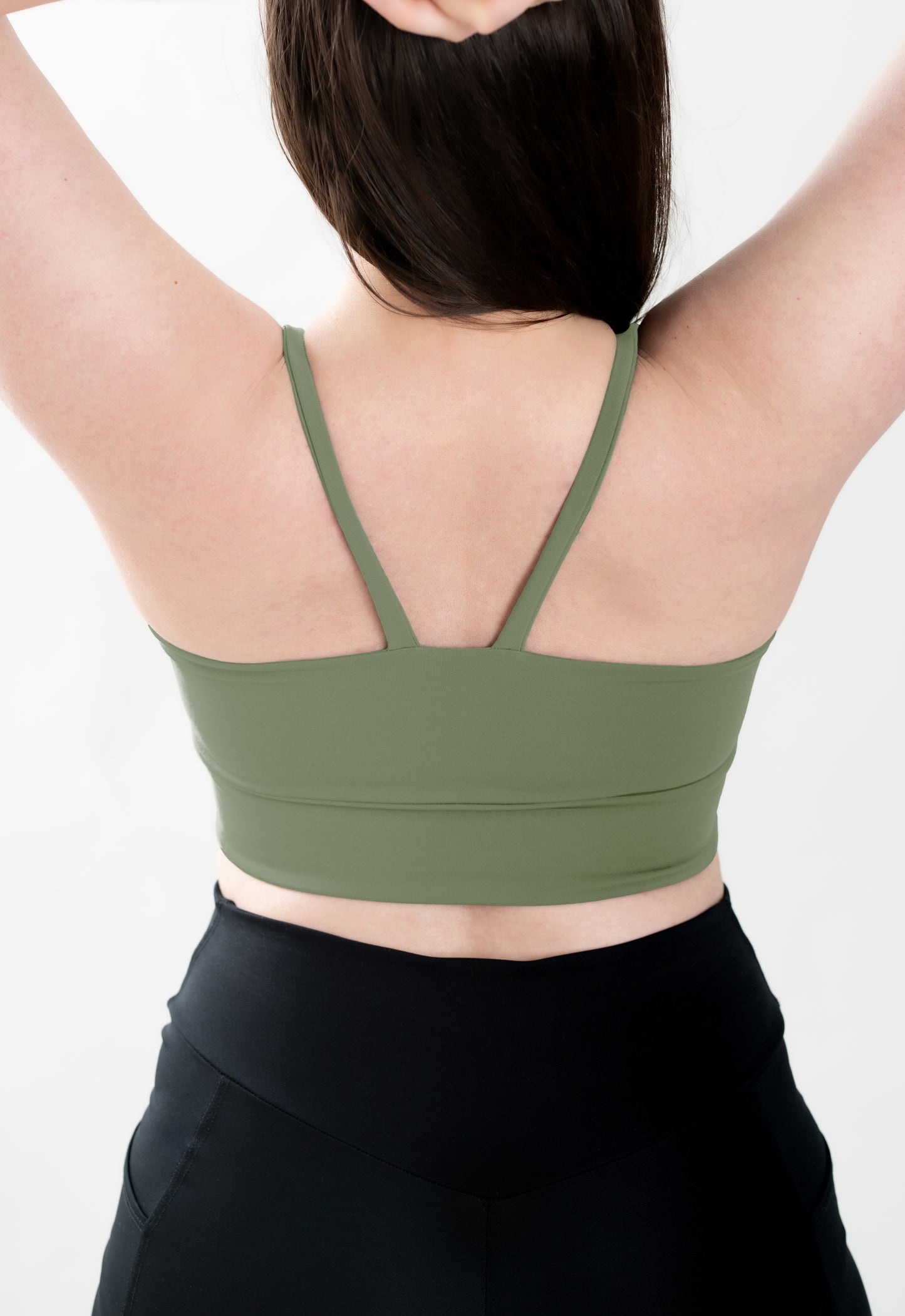 Olive Green Sports Bralette