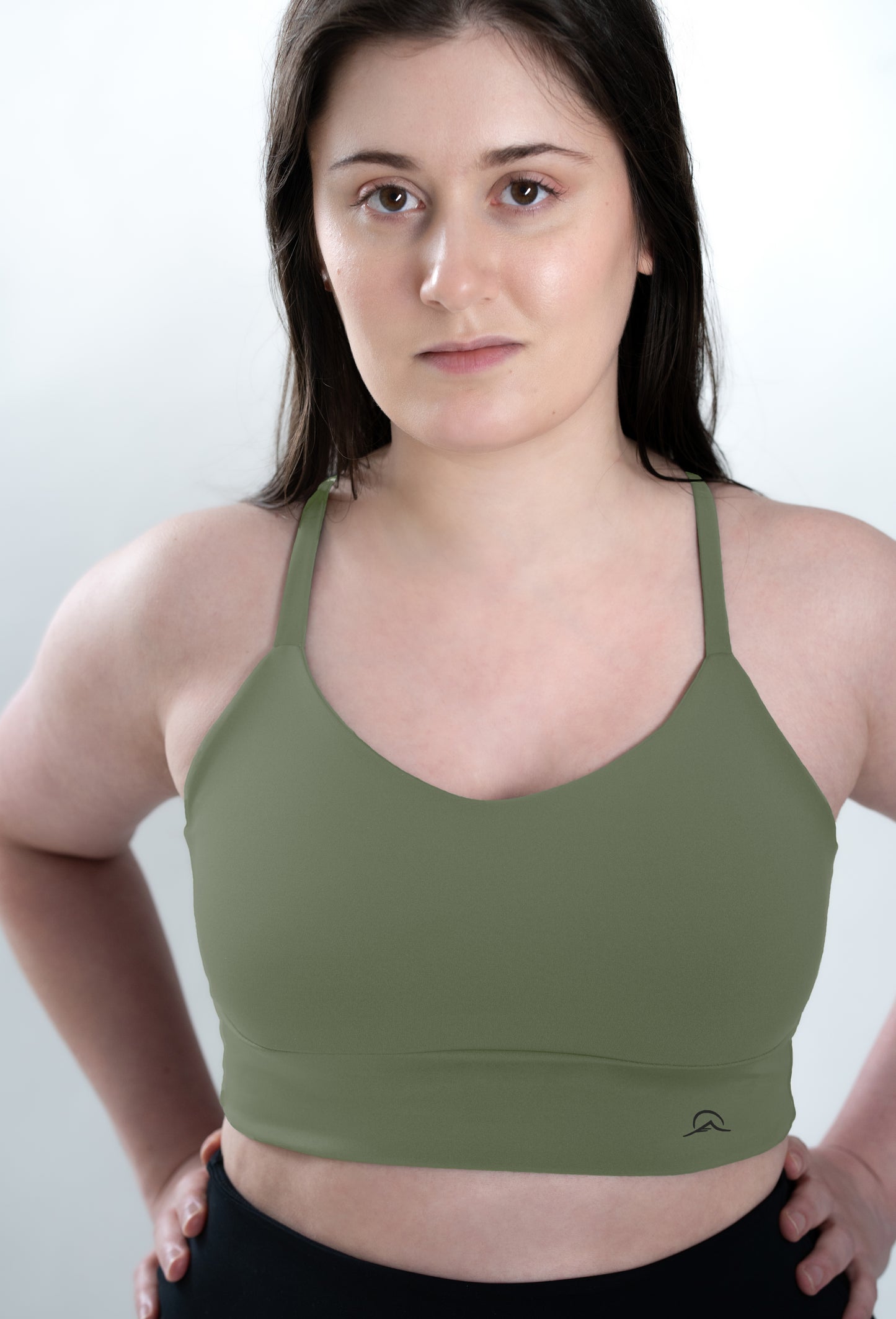 Olive Green Sports Bralette