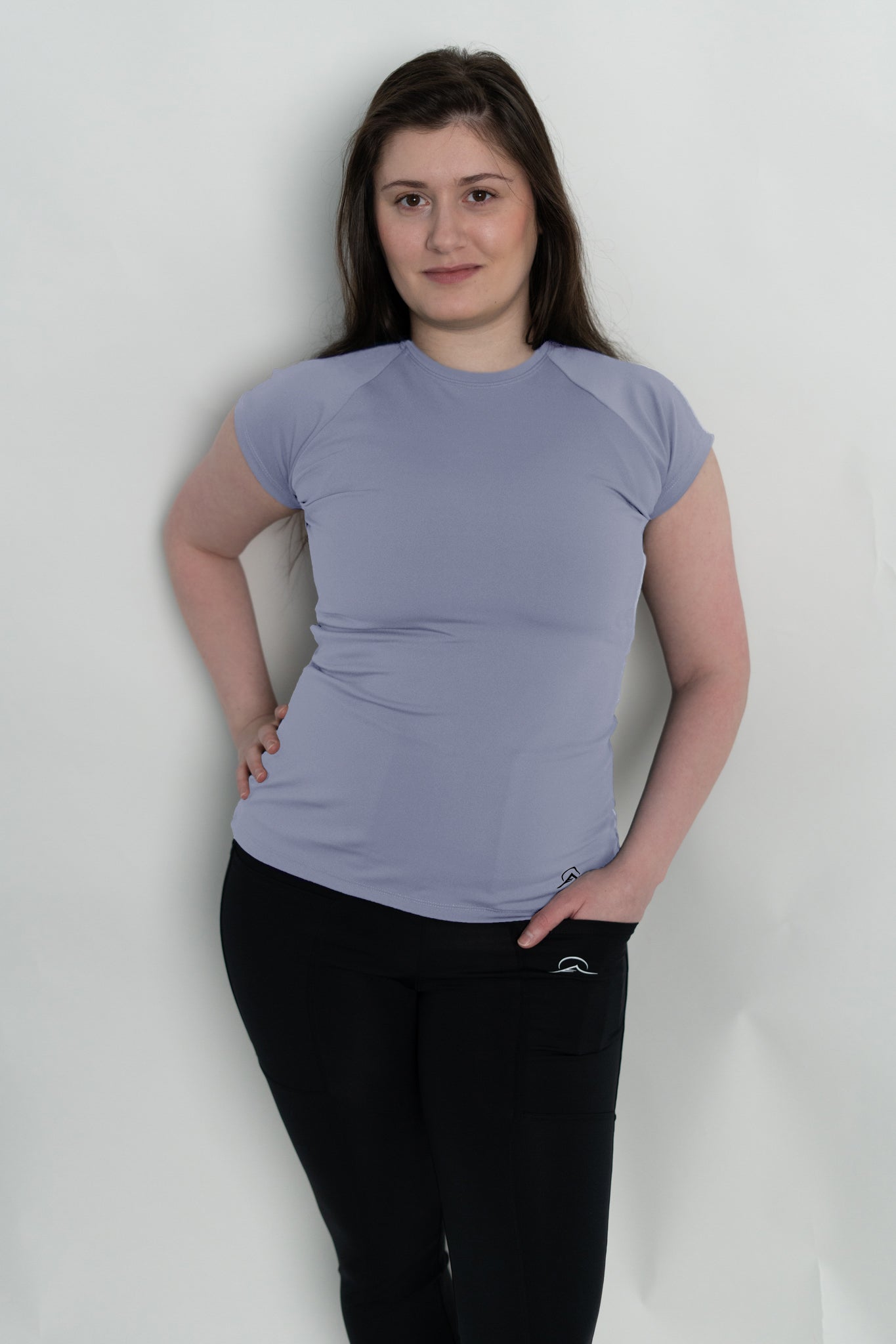 Lilac Mini Sleeve Long Top