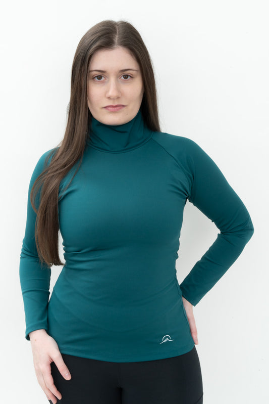 Dark Green Turtle Neck