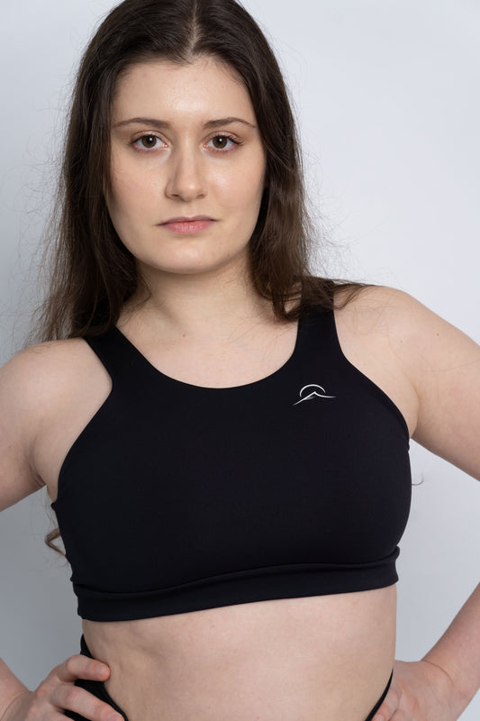Black Sustainable Sports Bra