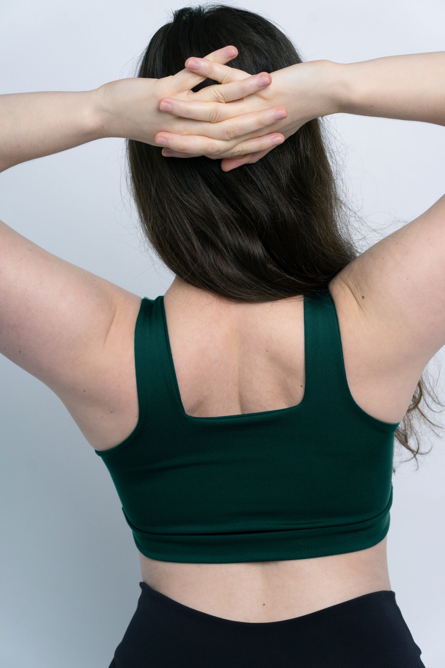 Dark Green Sustainable Sports Bra