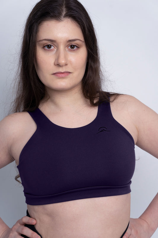 Purple Sustainable Sports Bra