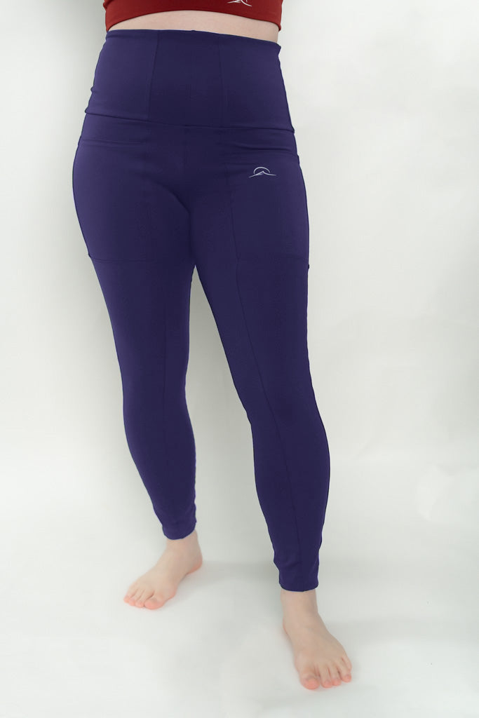 Purple 4 Pockets Leggings