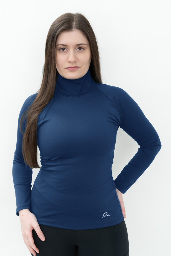 Dark Blue Turtle Neck