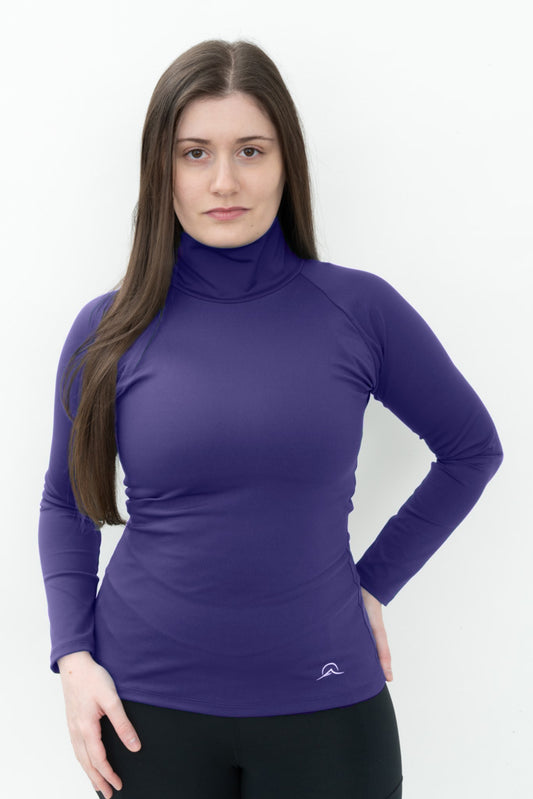 Purple Turtle Neck